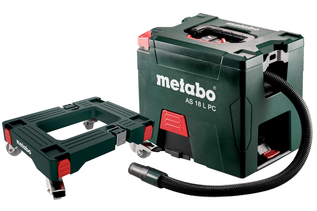 Metabo | Cordless Vacuum Cleaner AS 18 L PC SET + Roll Cage