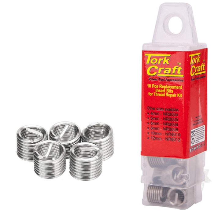 Tork Craft | Thread Repair Kit M5X1.5D Replacement Inserts 10Pc