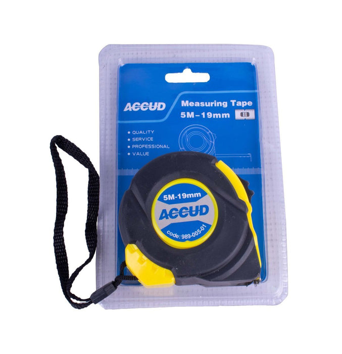 Accud | Measuring Tape 19mm X 5m Nylon Coated Blade