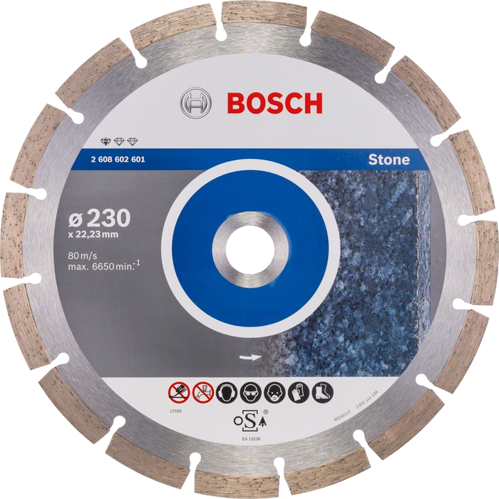 Bosch Professional | Disc Std for Stone 230X22,23X2,3mm Segmented