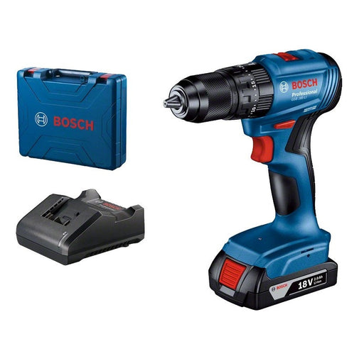 Bosch Professional | Cordless Drill GSB 185-LI + 1 x Charger + 1 x 2,0Ah Battery - Online Only - BPM Toolcraft