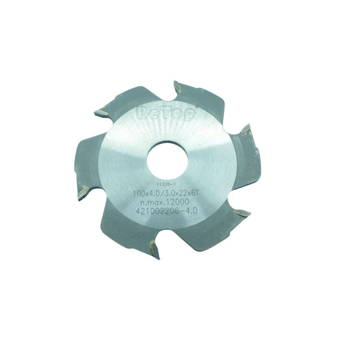 Betop | Saw Blade 100 X 22 X Z06 4.0mm Kerf for Biscuit Joiner