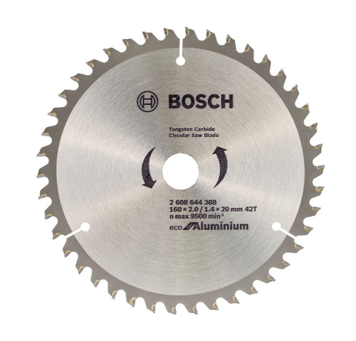 Bosch | Circular Saw Blade 160 x 20mm x 42T Eco for Aluminium - BPM Toolcraft