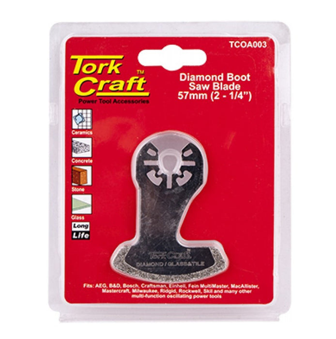 Tork Craft | Quick Change Oscillating Diamond Boot Saw Blade 57mm (2-1/4")