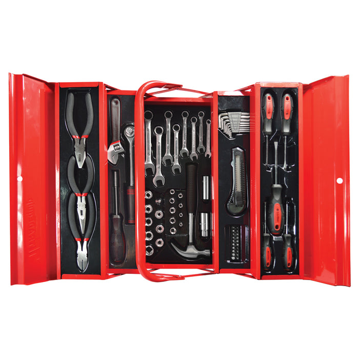 Tradequip | Toolbox Kit 70Pce 1/4''&1/2'' Dr