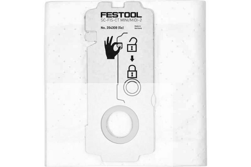 Festool | Filter Bags SelfClean SC-FIS-CT MINI/MIDI-2 5Pk - BPM Toolcraft