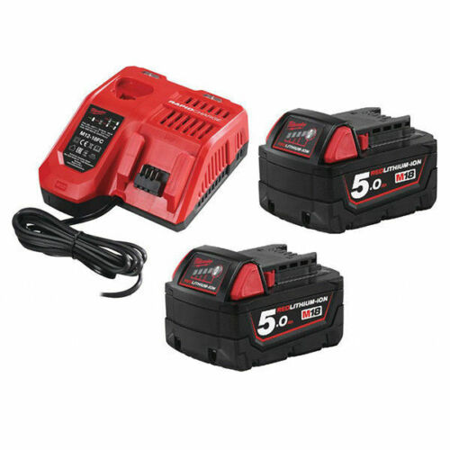 Milwaukee | M18 2x 5Ah Batteries plus Rapid Charger (Online Only) - BPM Toolcraft