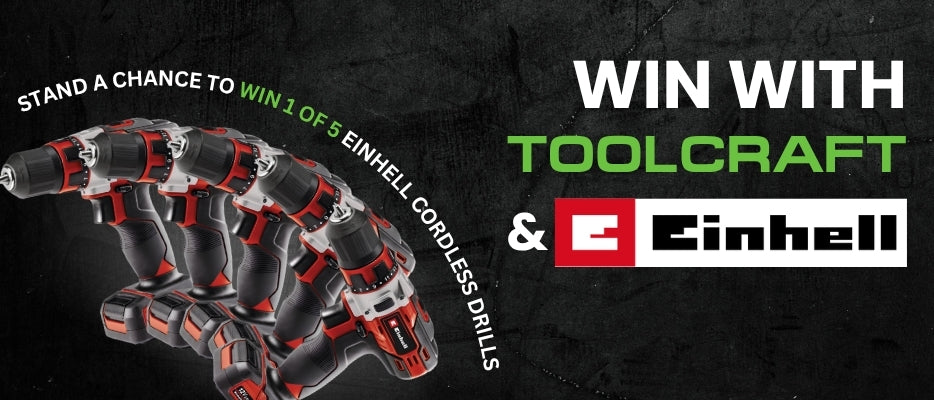 Spend R6000 = 1 entry to Win an Einhell TE-CD 12/1 Li Cordless Drill Kit