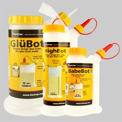 FastCap GlüBot, HighBot & BabeBot Glue Bottles