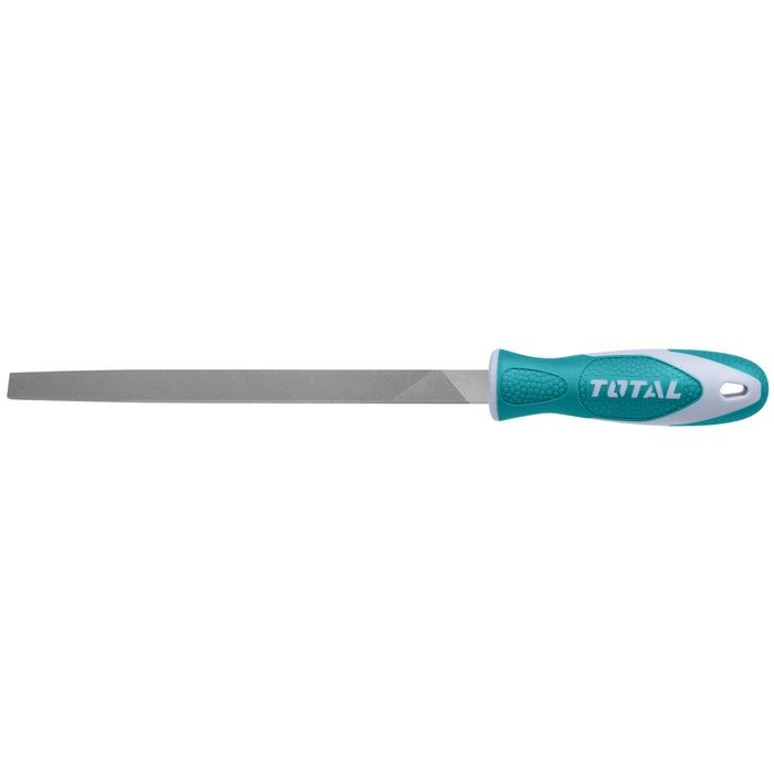 TOTAL | Steel File 200mm Flat with Handle T12
