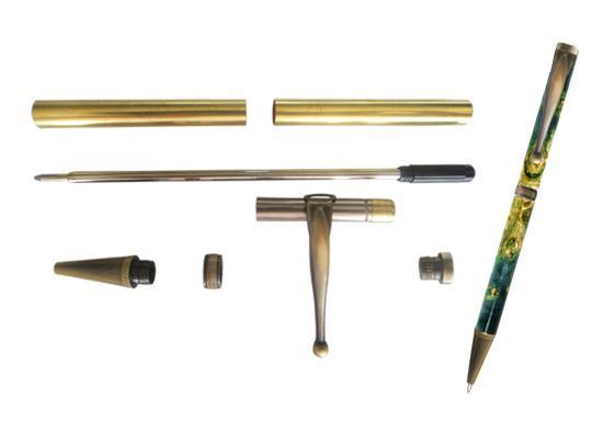 Toolmate | Fancy Slimline Antique Bronze Pen Kit