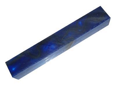 Toolcraft | Pen Blank Acrylic Dark Blue with Black Line