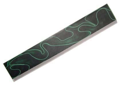 Toolcraft | Pen Blank Acrylic Dark Green with White Line
