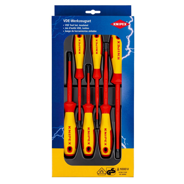 Knipex | VDE Screwdriver Set - 6pc