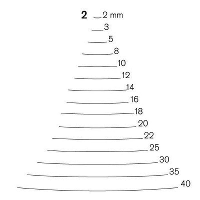 Pfeil | # 2 Sweep Straight Chisel 8mm