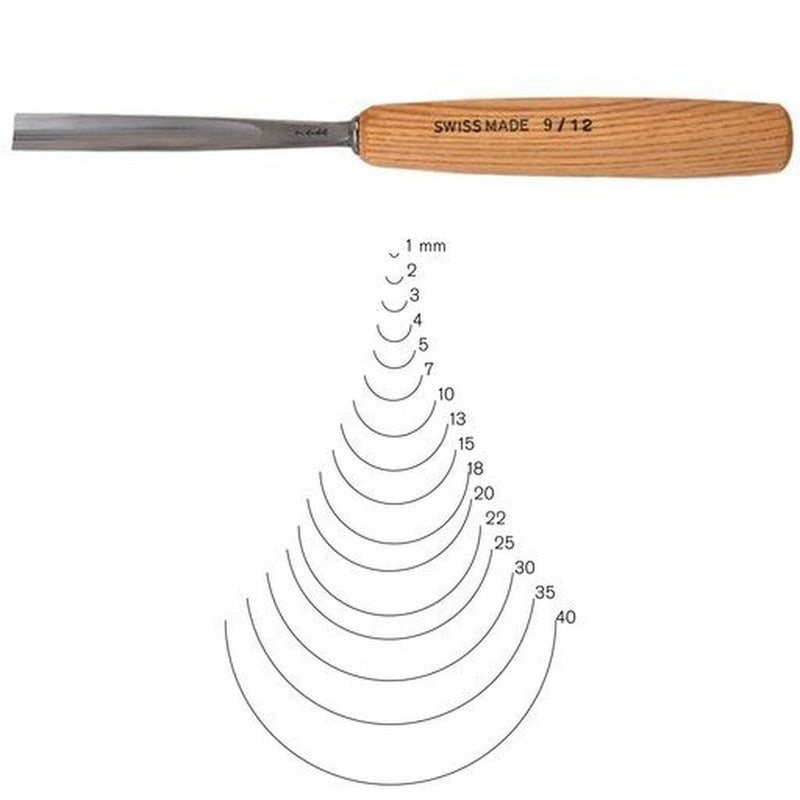 Pfeil | # 9 Sweep Straight Deep Gouge 20mm-Toolcraft