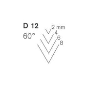 Pfeil | # 12 Sweep Straight V-Parting Tool 4mm-Toolcraft