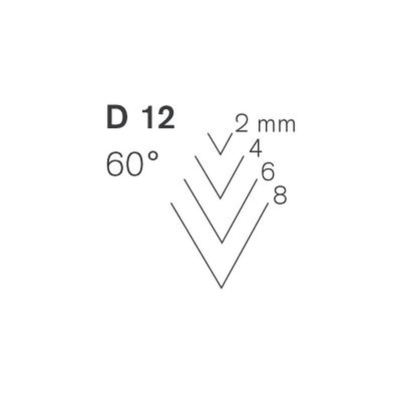 Pfeil | # 12 Sweep Straight V-Parting Tool 4mm-Toolcraft
