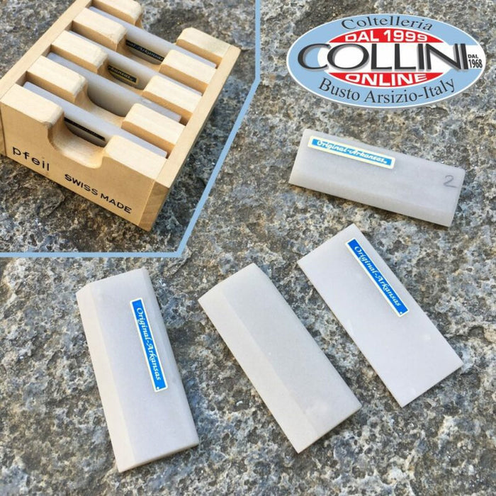 Pfeil | Arkansas Slip Stone 8000 Grit Set of 4