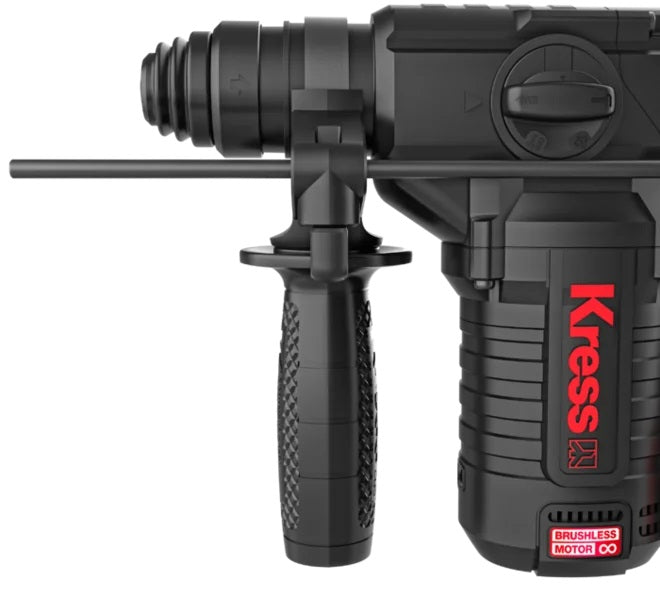 Kress  | Rotary Hammer Kit 20V BL 2.2J, 24mm SDS plus, 2X4.0Ah 6A Charger, Stacking Case