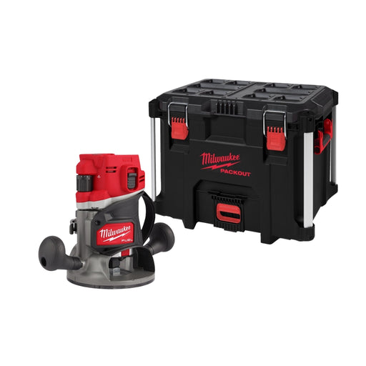 Milwaukee M18 FR12KIT-0P Router in PACKOUT XL Tool Box-Toolcraft