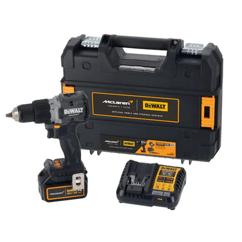 Dewalt® X Mclaren F1 Team 18V Xr® Brushless Hammer Drill Driver - 1 X 4Ah-Toolcraft