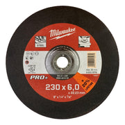 Milwaukee | Grind W Pro + 230x6mm 1pc Metal Grinding Discs PRO-Toolcraft