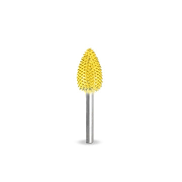 Saburrtooth | 3/8" Flame Burr (1/8" Shank) - Fine-Toolcraft