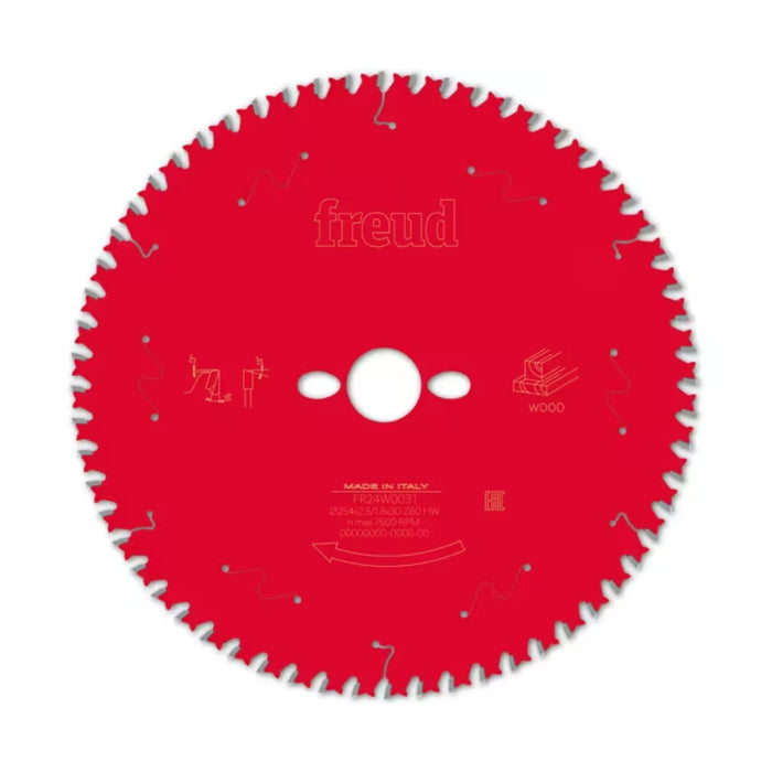 Freud Saw Blade 254 X 30 X 60T 2.6MM