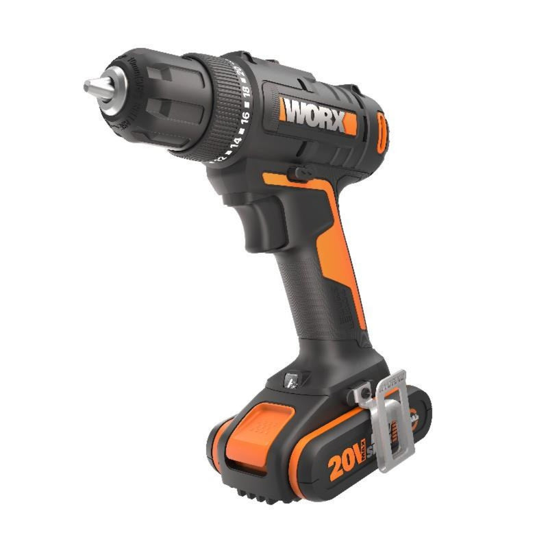 Worx | Impact Drill 10mm 20V Kit with Battery & Charger-Toolcraft