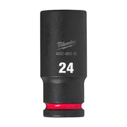 Milwaukee | Shockwave 1/2" Square Deep Socket 24 mm Impact-Toolcraft