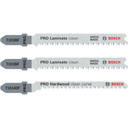 Bosch | Jigsaw Blade Set T 101 BIF (2x), T 101 AOF (1x)-Toolcraft