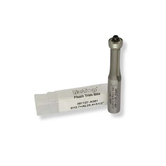 Betop | Flush Trim, 12.70 X 25.4mm - Bottom Bearing - 1/2" Shank