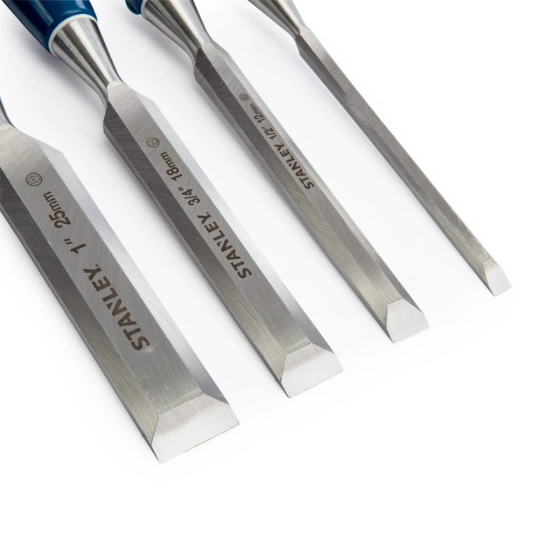 Stanley | Wood Chisel Set 4pc - 6/12/18/25mm-Toolcraft