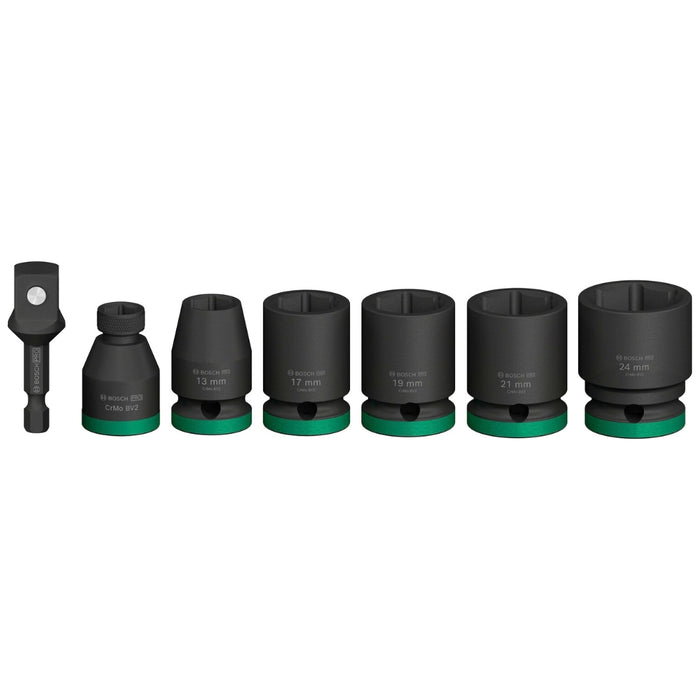 Bosch | Pro Impact Socket 1/2" Standard 7-pc Set