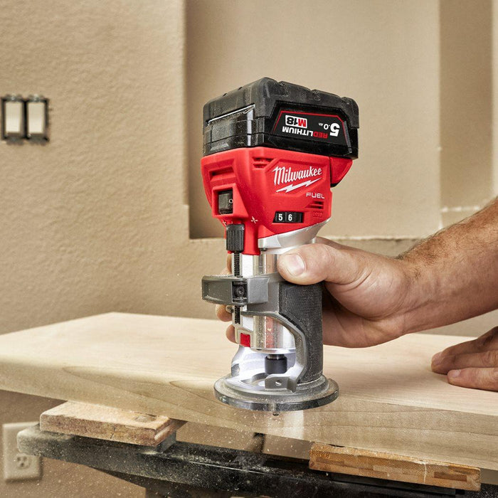 Milwaukee Cordless Trim Router M18 FTR8-0X