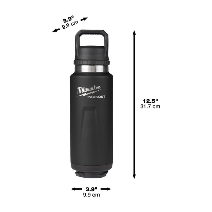Milwaukee | Packout Bottle 1065 ml Chug Lid Black
