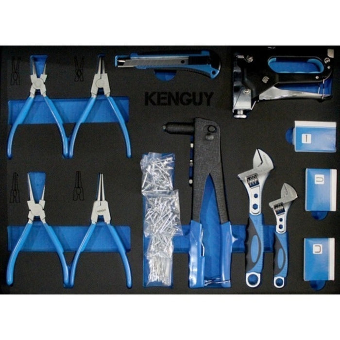 KENGUY 155PC 6 DRAWER ROLLER CABINET