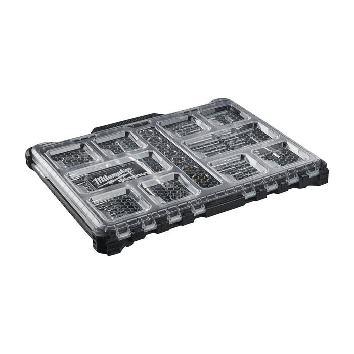 Milwaukee | Packout 1/4" + 1/2" 63 pc Ratchet/Socket Set
