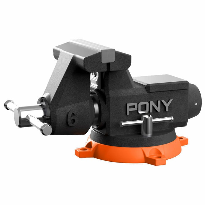 Pony | 150mm (6") Pro Heavy-duty Swivel Base Bench Vise