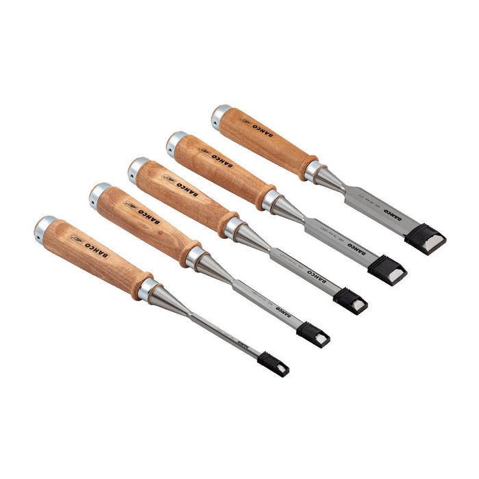Bahco | Chisel Set 5pc Wood Handle 6-10-12-18-25mm