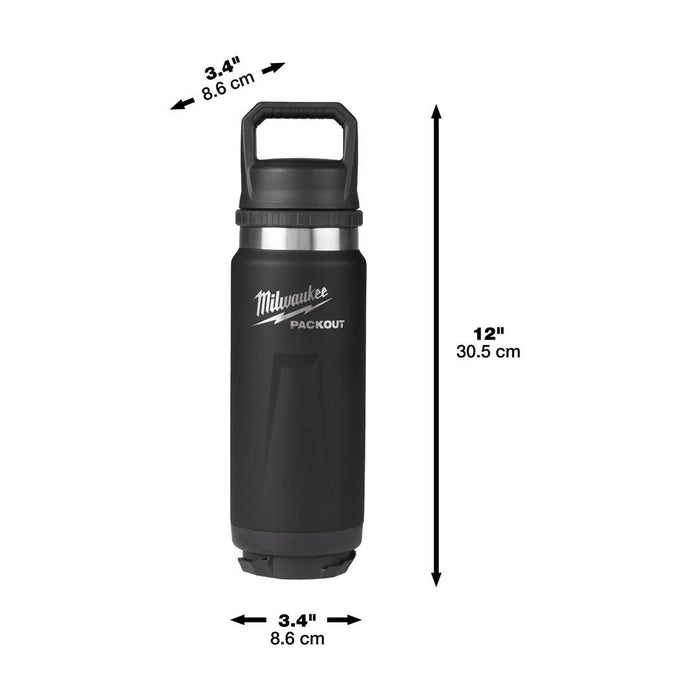 Milwaukee | Packout Bottle 532 ml Chug Lid Black