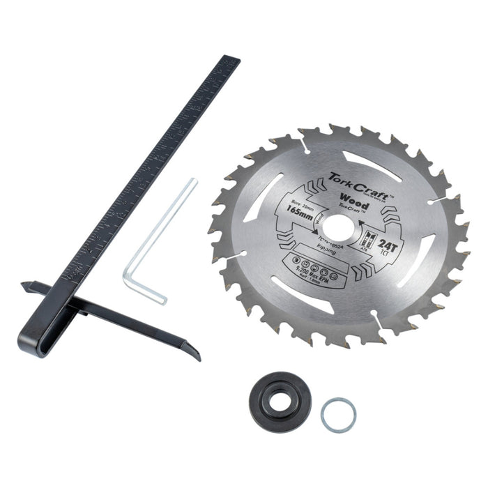 Tork Craft Circular Saw Brushless 20v 165mm Blade Cs165b Cordless