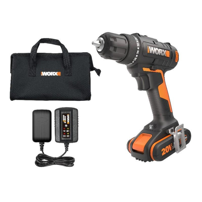 Worx | Impact Drill 10mm 20V Kit with Battery & Charger