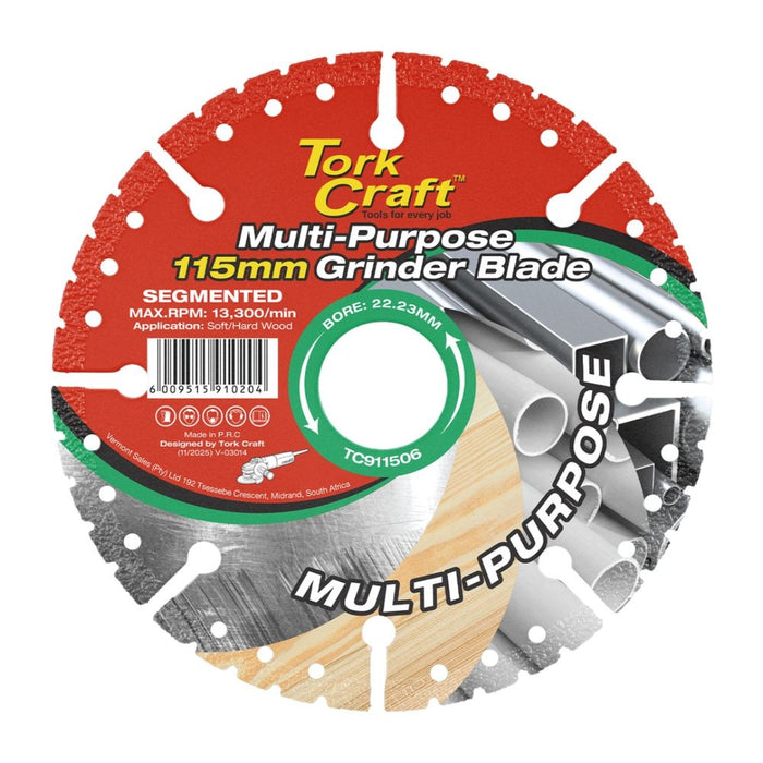 Tork Craft Multi Material Cutting Blade 115mm x 22.23mm