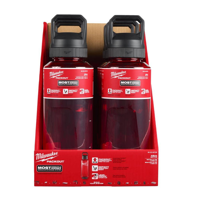 Milwaukee | PACKOUT 1420ML PLASTIC BOTTLE CHUG LID RED