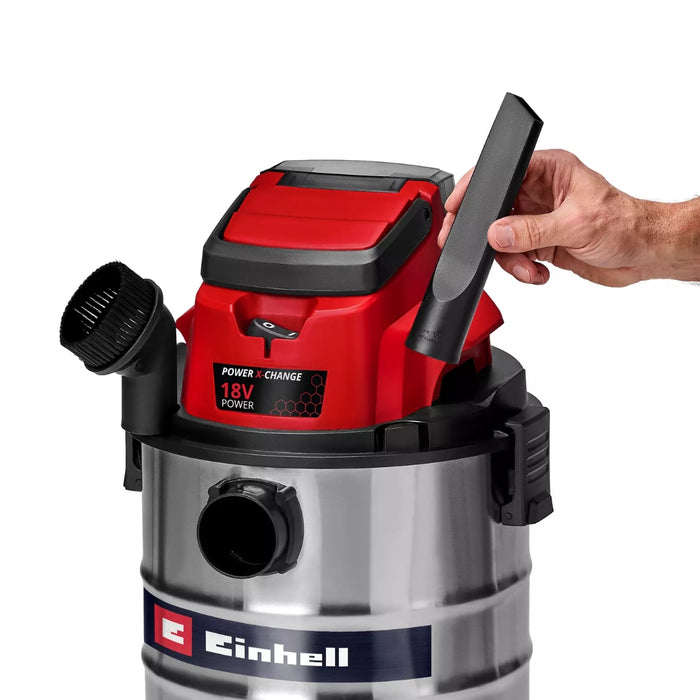 Einhell | Cordless Wet/Dry Vacuum Cleaner TC-VC 18/20 Li S (Battery Excluded)