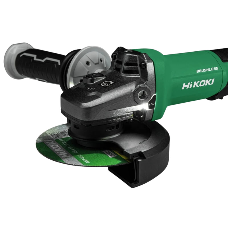 Hikoki | Cordless Angle Grinder Soft Start, DMS, 18v 125 mm - Machine Only-Toolcraft