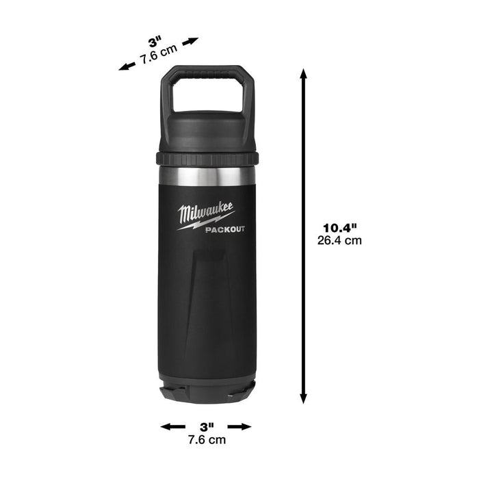 Milwaukee | Packout Bottle 710 ml Chug Lid Black