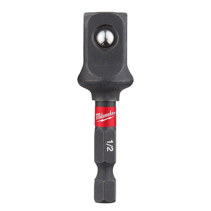 Milwaukee | Adaptor 1/4" Hex - 1/2" Square - 1pc Impact Socket